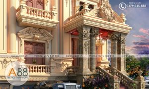 THIẾT KẾ BIỆT THỰ LÂU ĐÀI KIỂU PHÁP TẠI ĐIỆN BIÊN