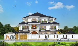 BIỆT THỰ 3 TẦNG PHONG CÁCH TÂN CỔ ĐIỂN TẠI HẢI DƯƠNG