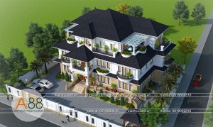 BIỆT THỰ 3 TẦNG PHONG CÁCH TÂN CỔ ĐIỂN TẠI HẢI DƯƠNG