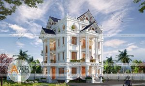MẪU BIỆT THỰ KIẾN TRÚC PHÁP TẠI HÀ NAM