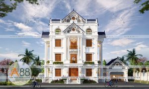 MẪU BIỆT THỰ KIẾN TRÚC PHÁP TẠI HÀ NAM