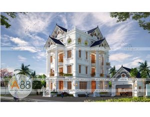MẪU BIỆT THỰ KIẾN TRÚC PHÁP TẠI HÀ NAM