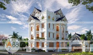 MẪU BIỆT THỰ KIẾN TRÚC PHÁP TẠI HÀ NAM