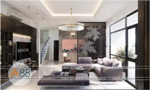 MẪU THIẾT KẾ PHÒNG KHÁCH VÀ BẾP ĂN PHONG CÁCH HIỆN ĐẠI