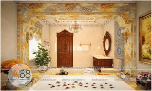 THIẾT KẾ NỘI THẤT BIỆT THỰ PHONG CÁCH TÂN CỔ ĐIỂN