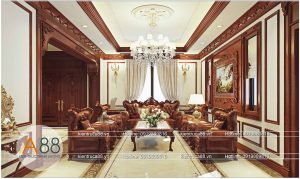 THIẾT KẾ NỘI THẤT BIỆT THỰ PHONG CÁCH TÂN CỔ ĐIỂN