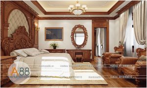 THIẾT KẾ NỘI THẤT BIỆT THỰ PHONG CÁCH TÂN CỔ ĐIỂN