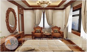THIẾT KẾ NỘI THẤT BIỆT THỰ PHONG CÁCH TÂN CỔ ĐIỂN