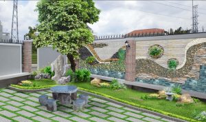 Tiểu cảnh sân vườn tại đẹp