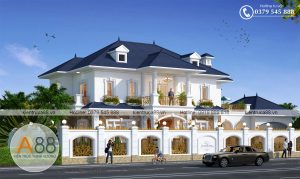 thiết kế cổng tường rào biệt thự đẹp