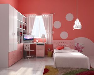 mẫu phòng ngủ cho bé gái