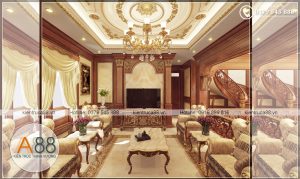 thiết kế nội thất biệt thự tân cổ điển