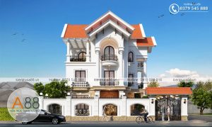thiết kế biệt thự tân cổ điển tại bắc ninh