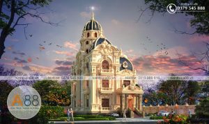 Thiết kế lâu đài biệt thự kiểu pháp