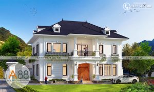 biệt thự 2 tầng tân cổ điển tại vĩnh phúc