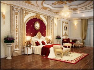 thiết kế nội thất phòng ngủ biệt thự