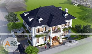 các mẫu thiết kế biệt thự tân cổ điển đẹp