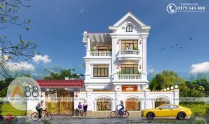 biệt thự tân cổ điển 3 tầng tại bắc giang
