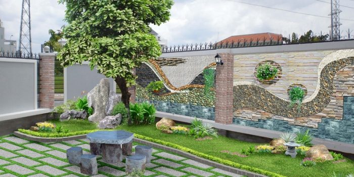 Tiểu cảnh sân vườn tại đẹp