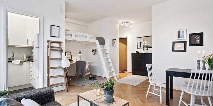 thiết kế nội thất căn hộ 40m2