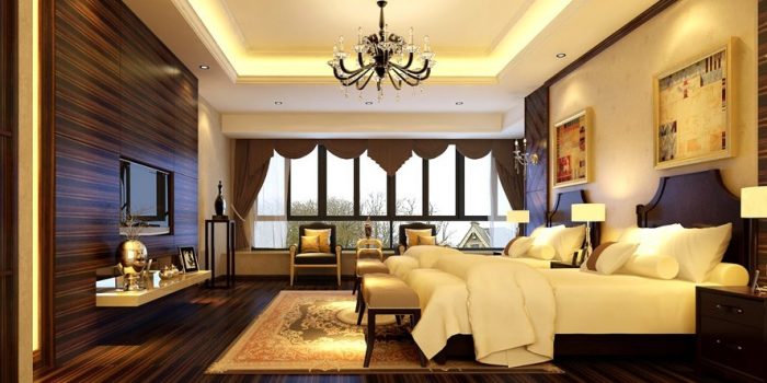 thiết kế phòng ngủ khách sạn 4 sao