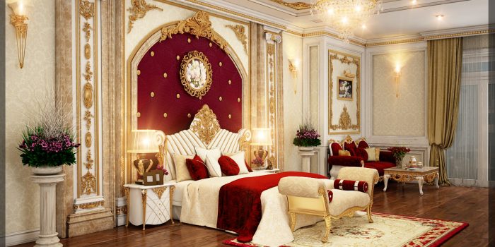 thiết kế nội thất phòng ngủ biệt thự