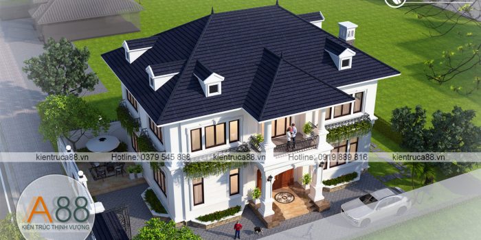 các mẫu thiết kế biệt thự tân cổ điển đẹp