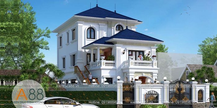 mẫu thiết kế biệt thự đẹp tại Vinh